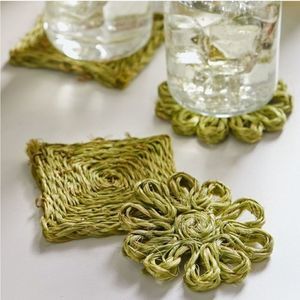 Rafia Coaster Set Urban Outfitter